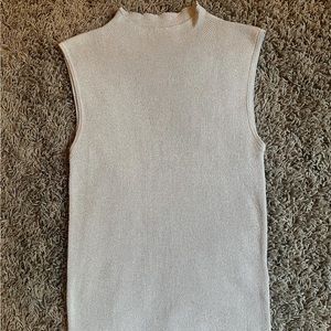 sparkly turtle neck top